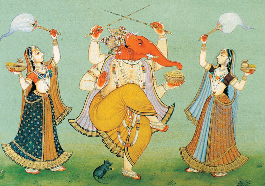 Ganesh Art Postcard Book inside page 2