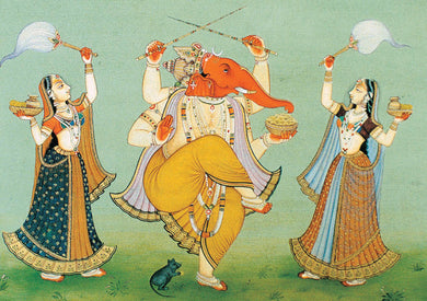 Ganesh Art Postcard Book inside page 2
