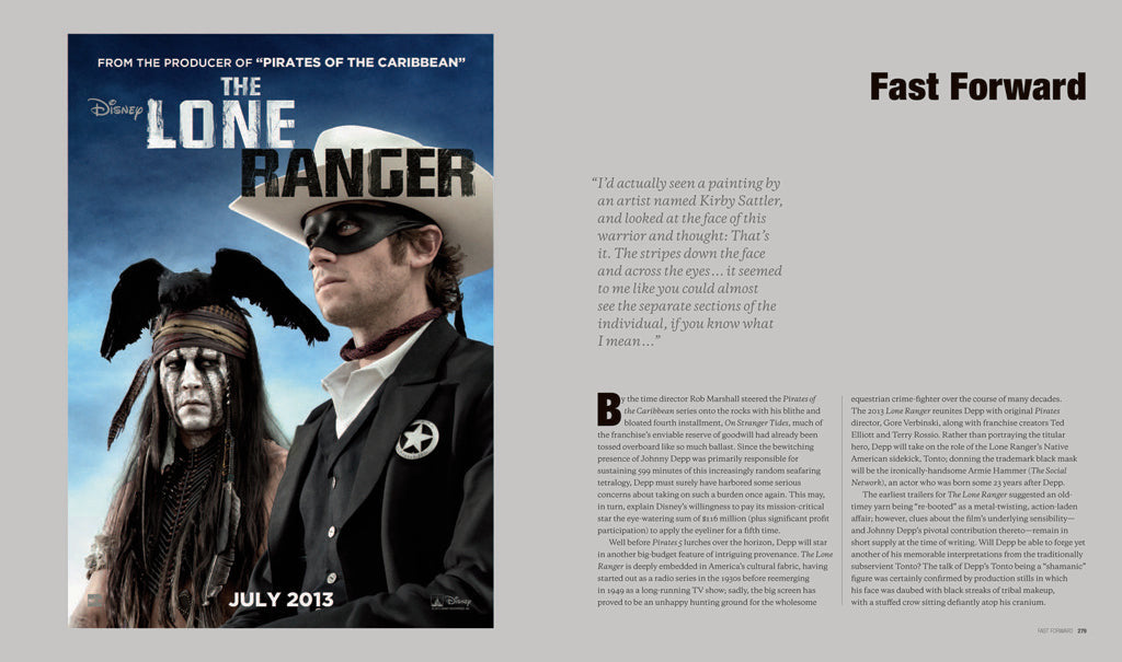 Johnny Depp inside page 3