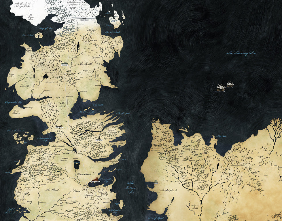Game of Thrones: House Stark Hardcover Ruled Journal (Large) inside page 3