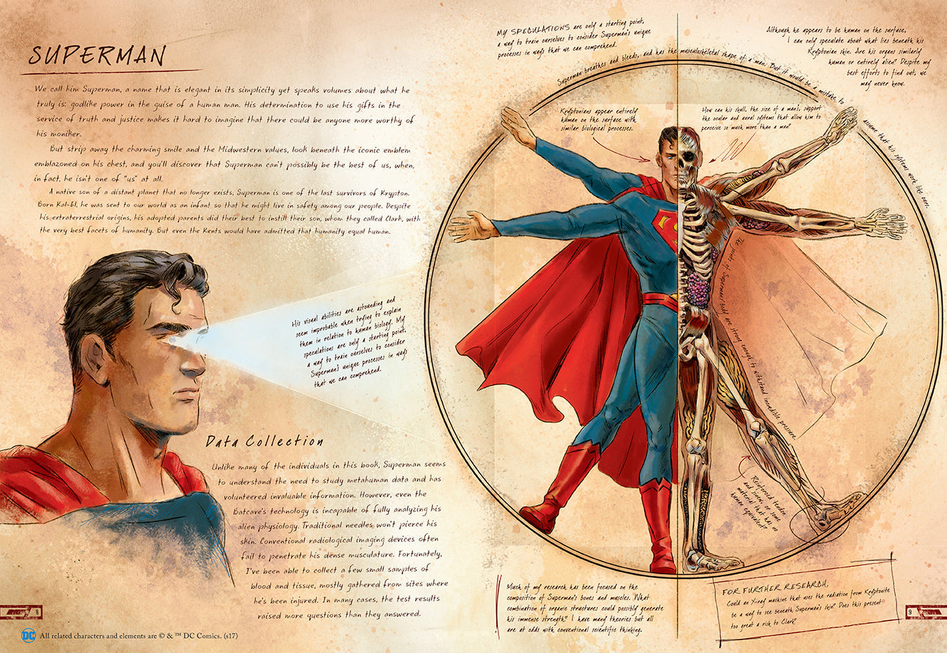 DC Comics: Anatomy of a Metahuman inside page 1