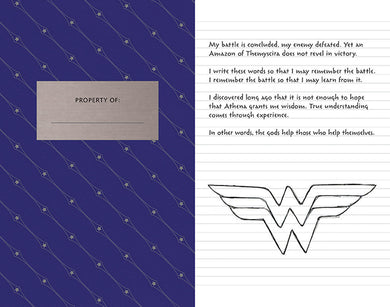 Wonder Woman Hardcover Ruled Journal inside page 1