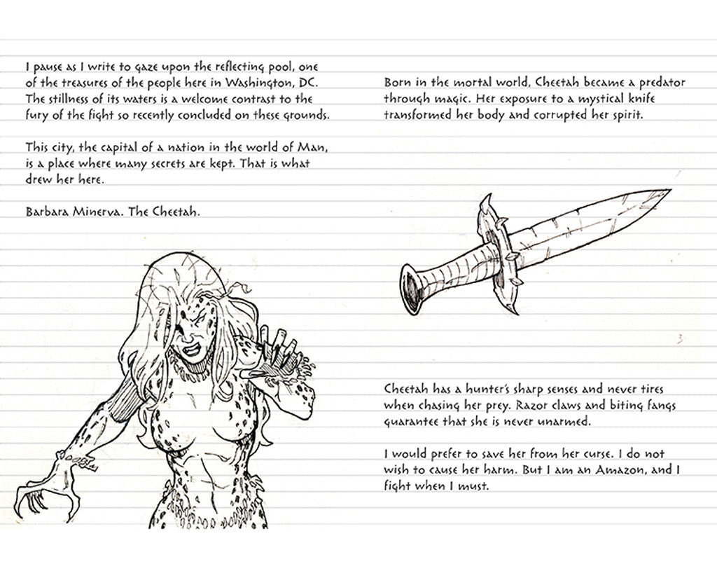 Wonder Woman Hardcover Ruled Journal inside page 2