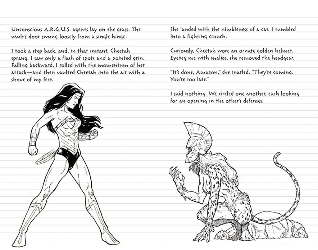 Wonder Woman Hardcover Ruled Journal inside page 4