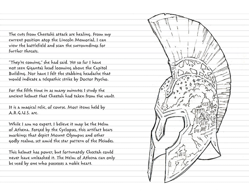 Wonder Woman Hardcover Ruled Journal inside page 6