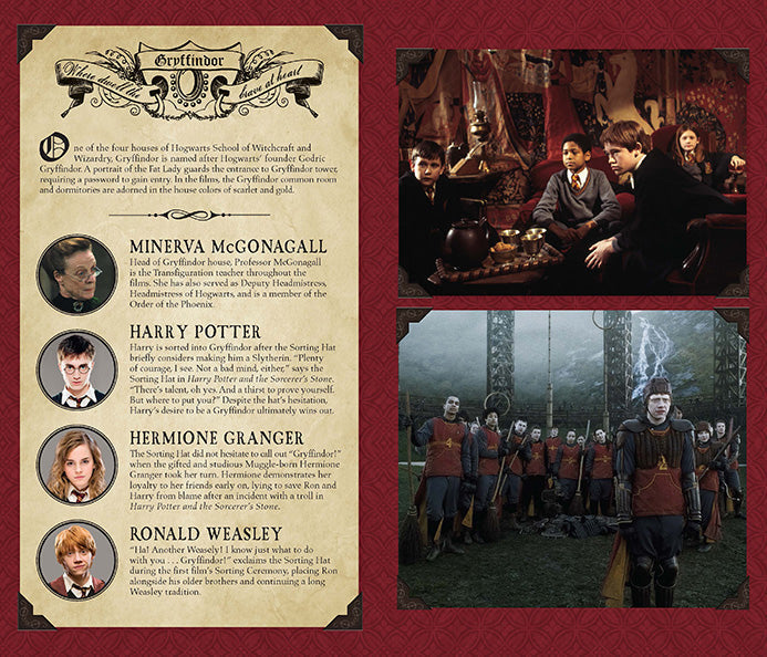 Harry Potter Gryffindor Hardcover Ruled Journal inside page 1