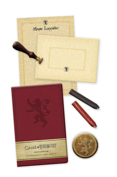 Game of Thrones: House Lannister Deluxe Stationery Set inside page 1