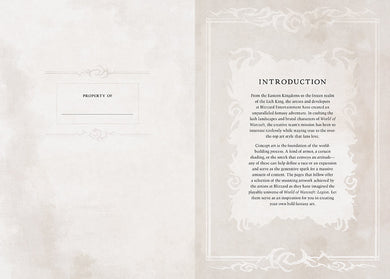 World of Warcraft: Legion Hardcover Blank Sketchbook inside page 2