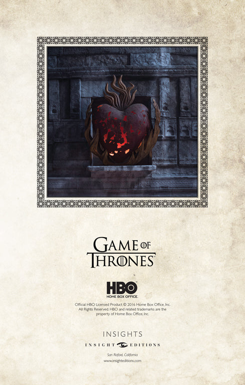 Game of Thrones: Valar Morghulis Hardcover Ruled Journal inside page 3