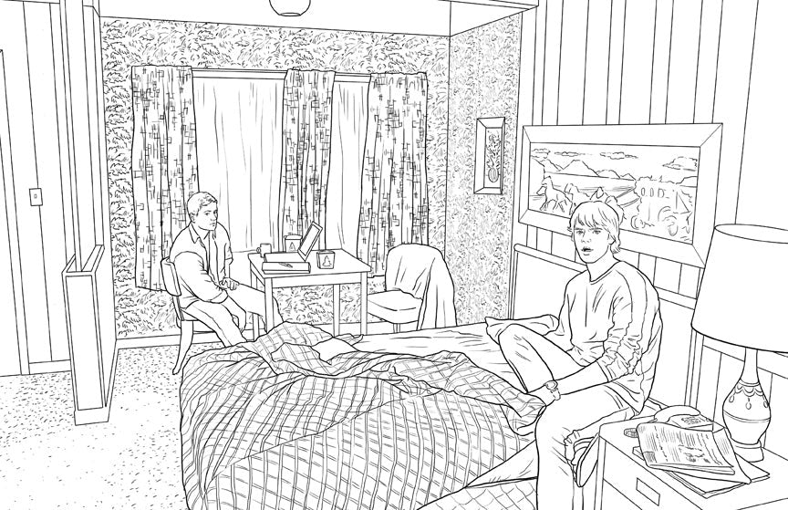 Supernatural: The Official Coloring Book inside page 1