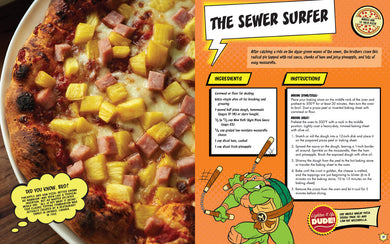 Teenage Mutant Ninja Turtles Pizza Cookbook inside page 2
