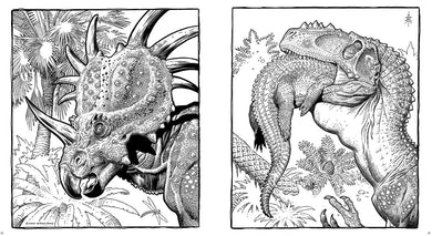 Dinosaurs: A Coloring Book by William Stout inside page 5