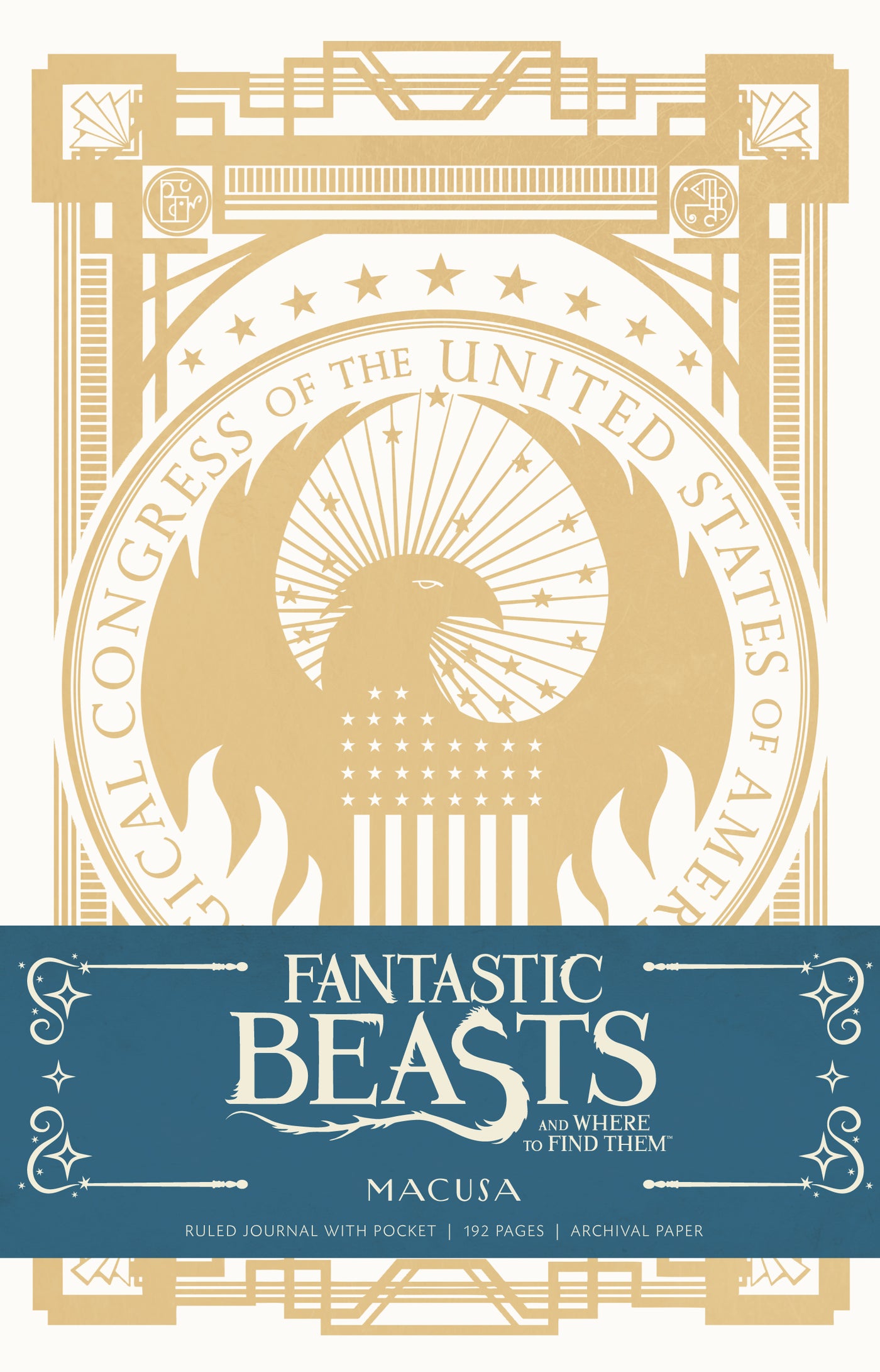 Fantastic Beasts and Where to Find Them: MACUSA Hardcover Ruled Journal