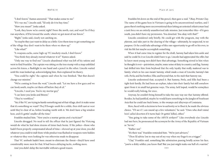 Mafia III: Plain of Jars inside page 3