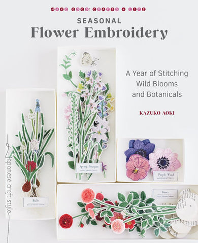 Seasonal Flower Embroidery-Lifestyle and Leisure-買書書 BuyBookBook