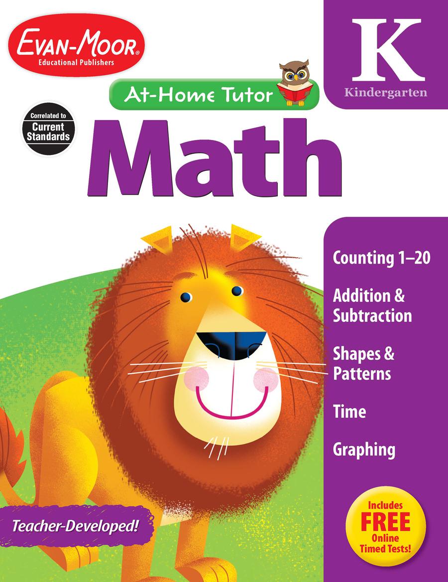 Math Skills, Kindergarten Workbook-買書書 BuyBookBook