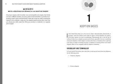 What White Parents Should Know about Transracial Adoption--The Workbook US - Paperback / softback