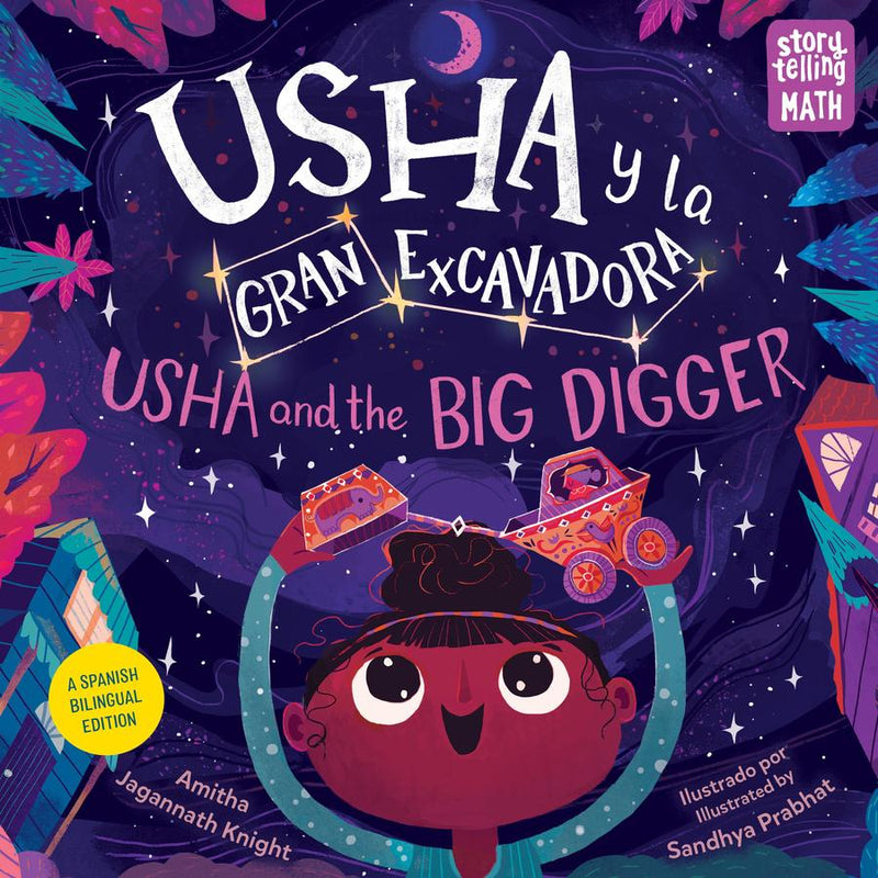 Usha y la Gran Excavadora / Usha and the Big Digger (Spanish Bilingual Edition)-Children’s / Teenage fiction: General and modern fiction-買書書 BuyBookBook