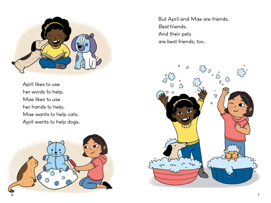April & Mae and the Animal Shelter US - Hardback