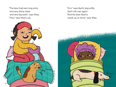 April & Mae and the Sleepover US - Hardback
