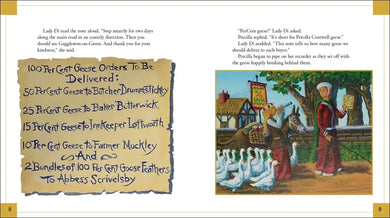 Sir Cumference and the 100 PerCent Goose Chase US - Hardback