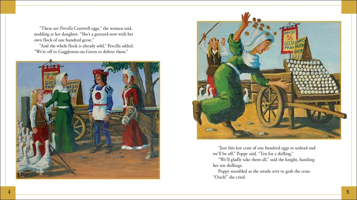 Sir Cumference and the 100 PerCent Goose Chase US - Hardback