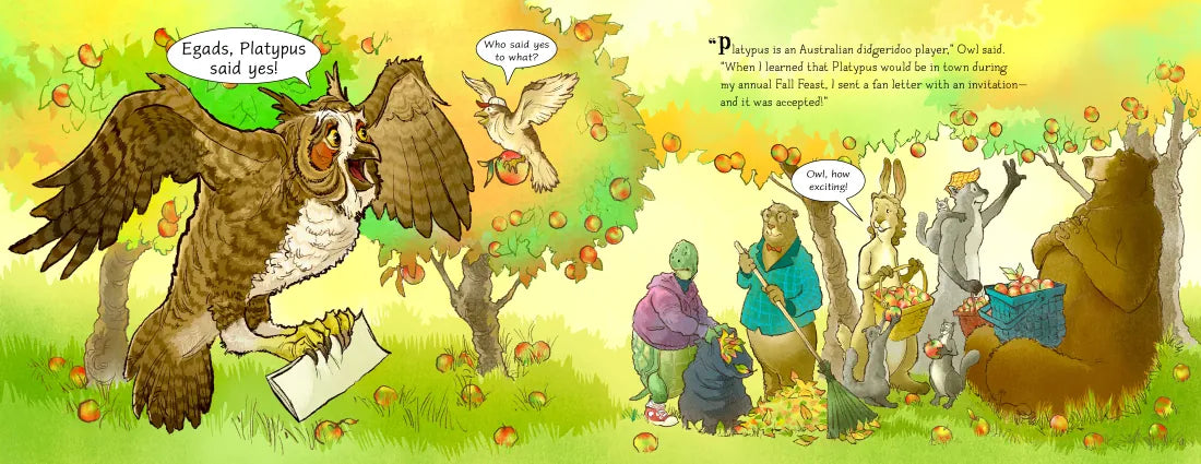 Owl's Fall Feast Fiasco US - Hardback