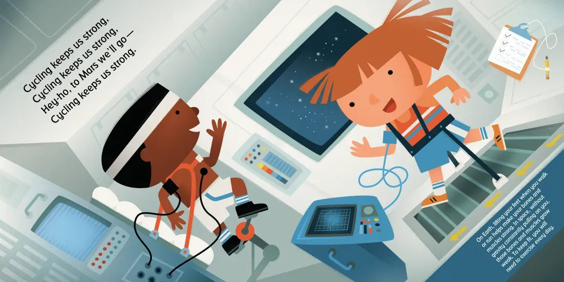 Hey-Ho, to Mars We'll Go! US - Board book