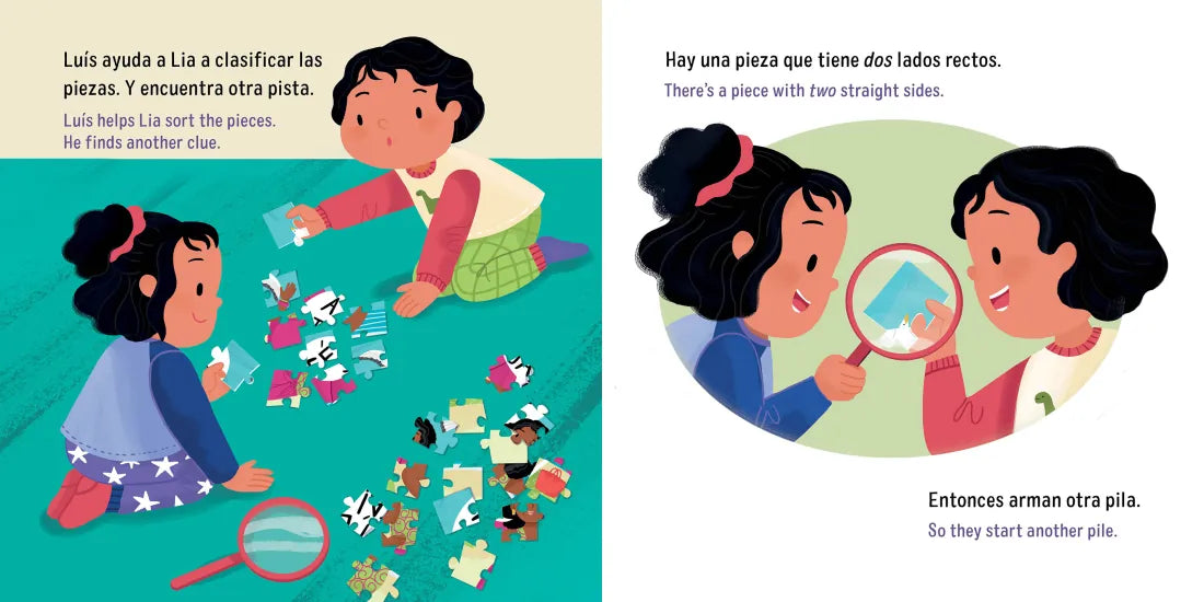 Lia y Luís: ¡Desconcertados! / Lia & Luís: Puzzled! (Spanish Bilingual Edition) US - Hardback