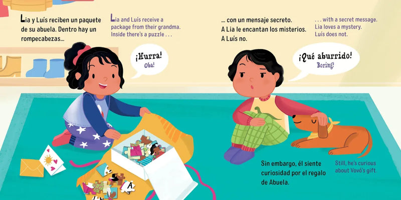 Lia y Luís: ¡Desconcertados! / Lia & Luís: Puzzled! (Spanish Bilingual Edition) US - Hardback