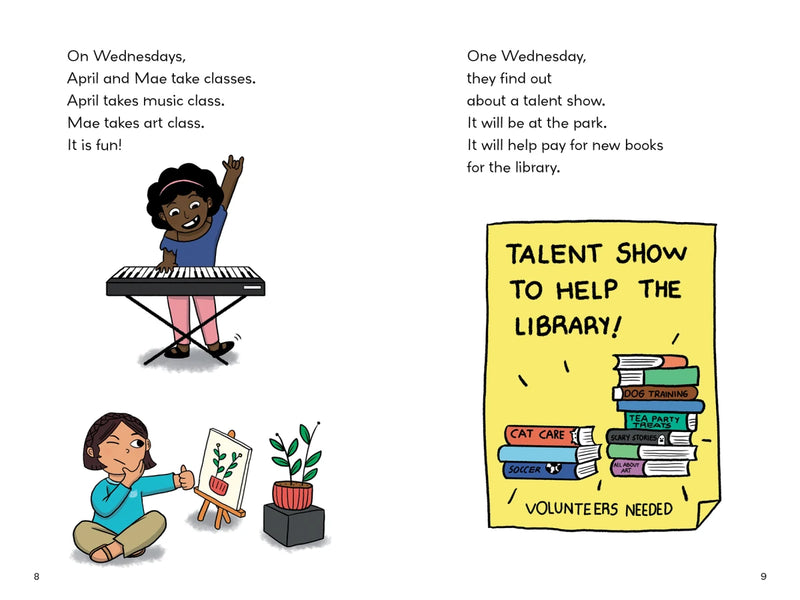 April & Mae and the Talent Show US - Paperback / softback