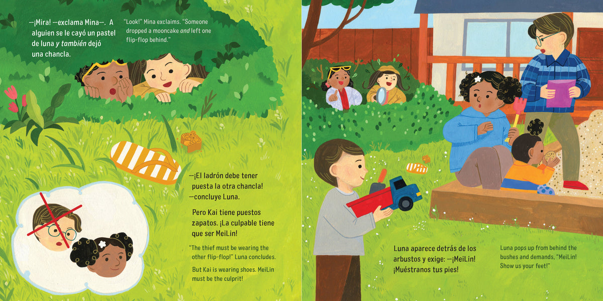 Luna y el caso de los pasteles de luna perdidos / Luna and the Case of the Missing Mooncakes interior 2 (ISBN 9781623544683)