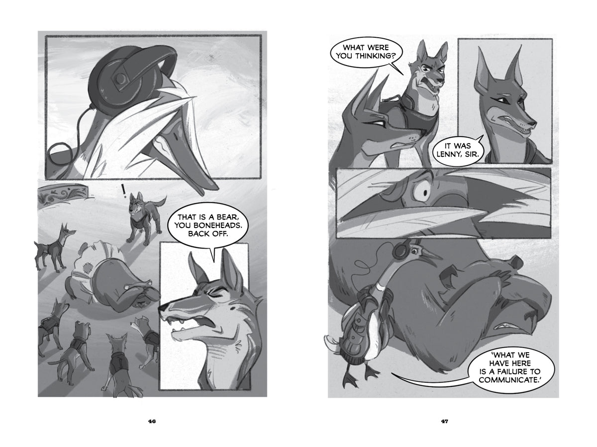 The Hunt for Shadowclaw interior 1 (ISBN 9781623544713)