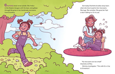 Charlotte's New Moccasins US - Hardback