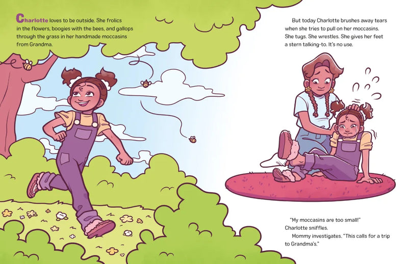 Charlotte's New Moccasins US - Hardback