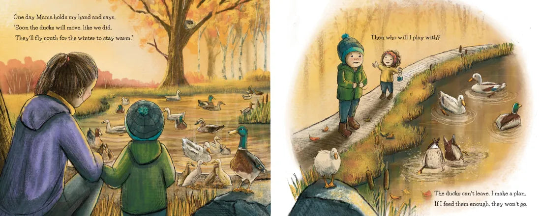 Landing in a New Pond US - Hardback