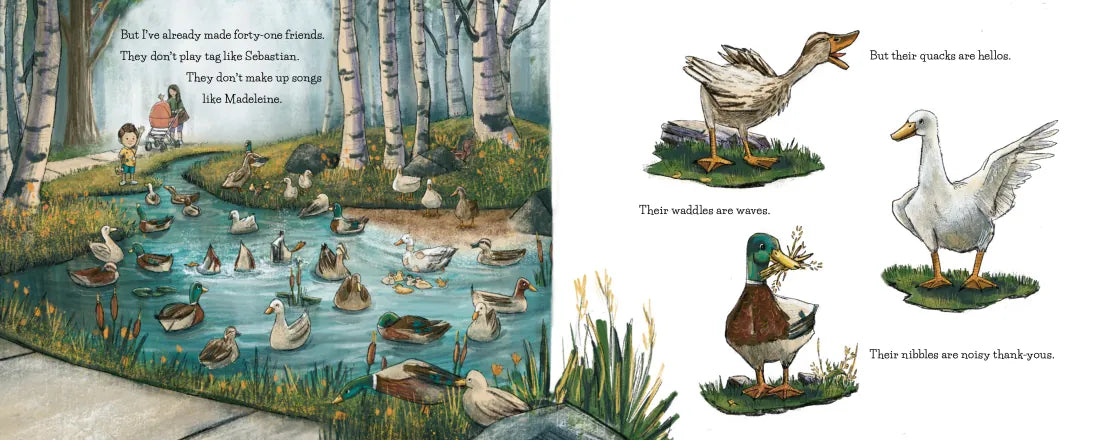 Landing in a New Pond US - Hardback