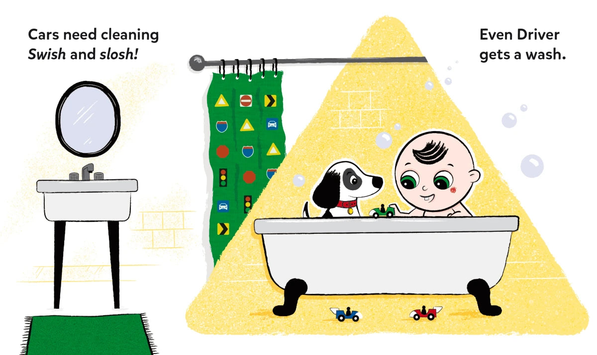 Vroom, Baby Driver, Zoom US - Board book