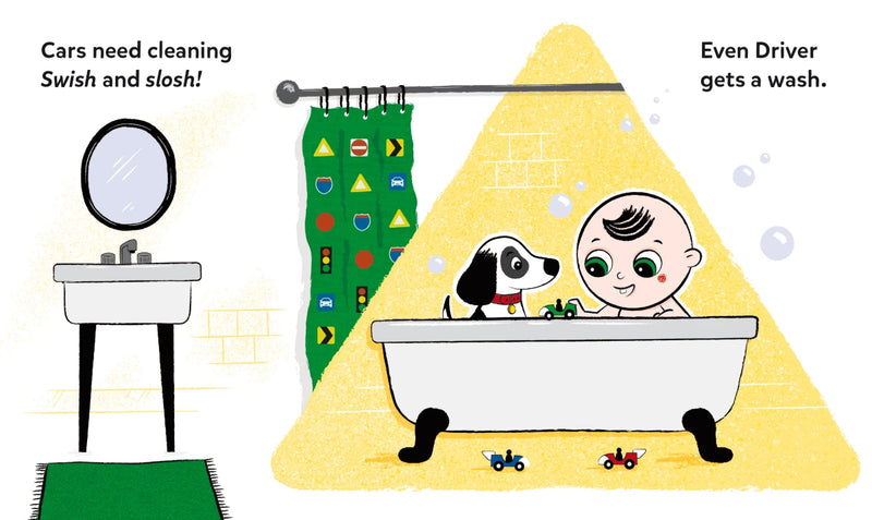 Vroom, Baby Driver, Zoom US - Board book