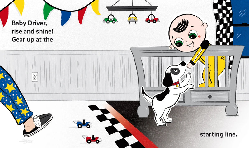 Vroom, Baby Driver, Zoom US - Board book