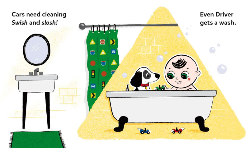 Vroom, Baby Driver, Zoom US - Board book