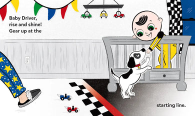 Vroom, Baby Driver, Zoom US - Board book