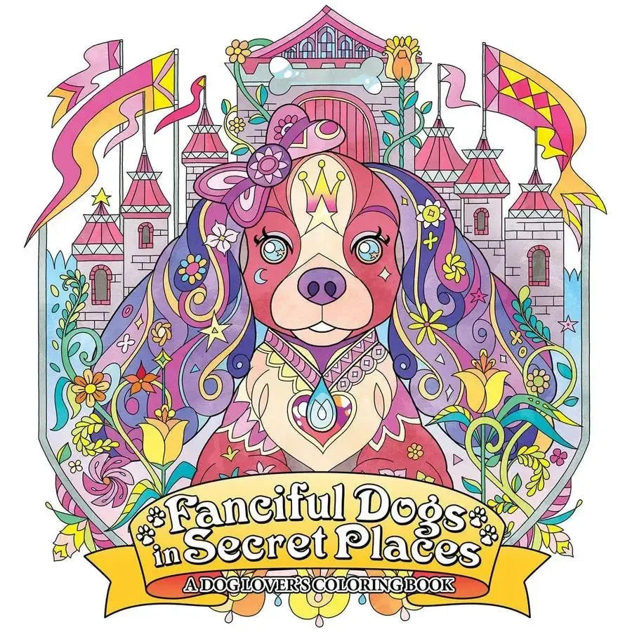 Fanciful Dogs in Secret Places: A Dog Lover's Coloring Book-Lifestyle and Leisure-買書書 BuyBookBook