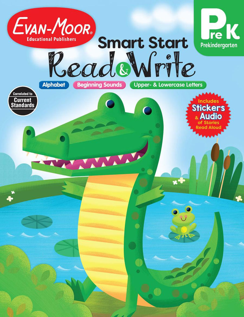 Smart Start: Read and Write, PreK Workbook-買書書 BuyBookBook
