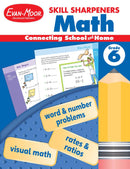 Skill Sharpeners: Math, Grade 6 Workbook-買書書 BuyBookBook