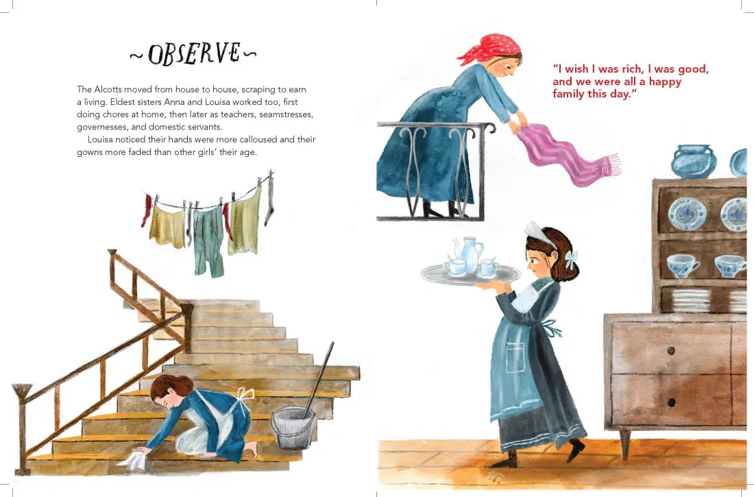 Louisa Learns to Write US - Hardback