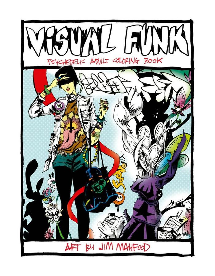Visual Funk Street Art Adult Coloring Book-Lifestyle and Leisure-買書書 BuyBookBook