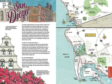 The Best Coast: A Road Trip Atlas US - Paperback / softback