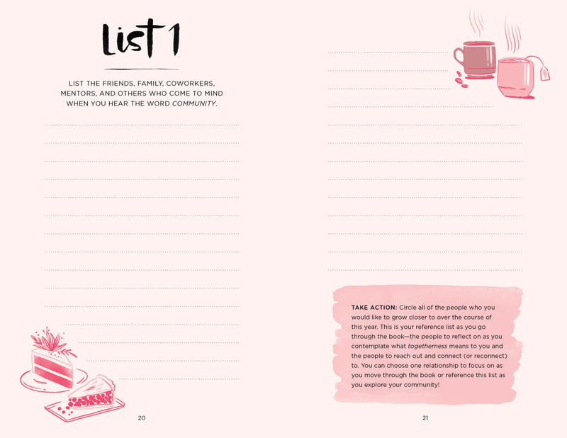 52 Lists for Togetherness US - Diary or journal
