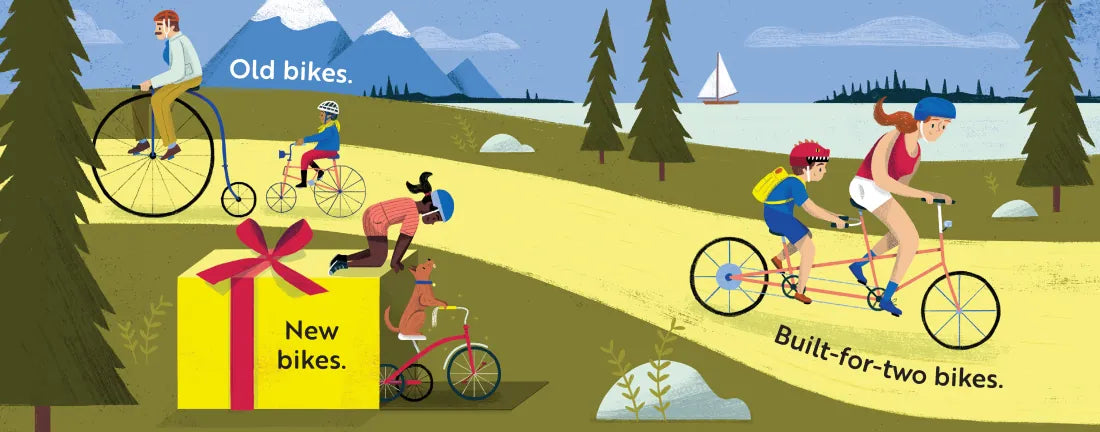 Go, Bikes, Go! A Bike Book for Toddlers 1-3 US - Board book